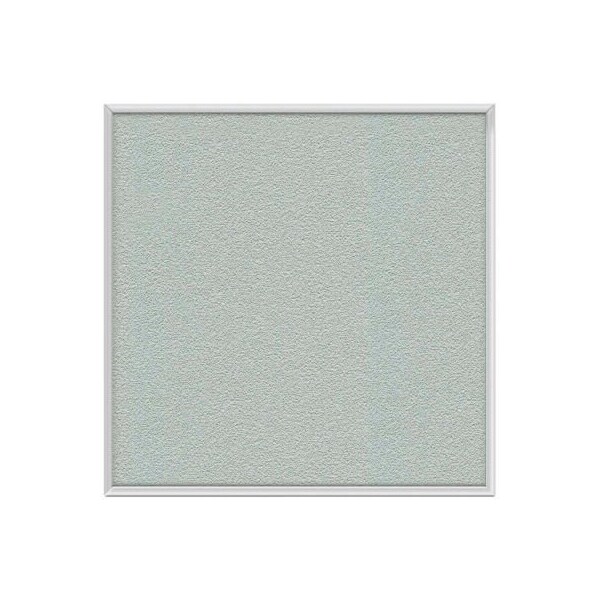 Ghent Ghent 48"W x 48"H Vinyl Bulletin Board - Aluminum Frame - Silver AV44-193 - main